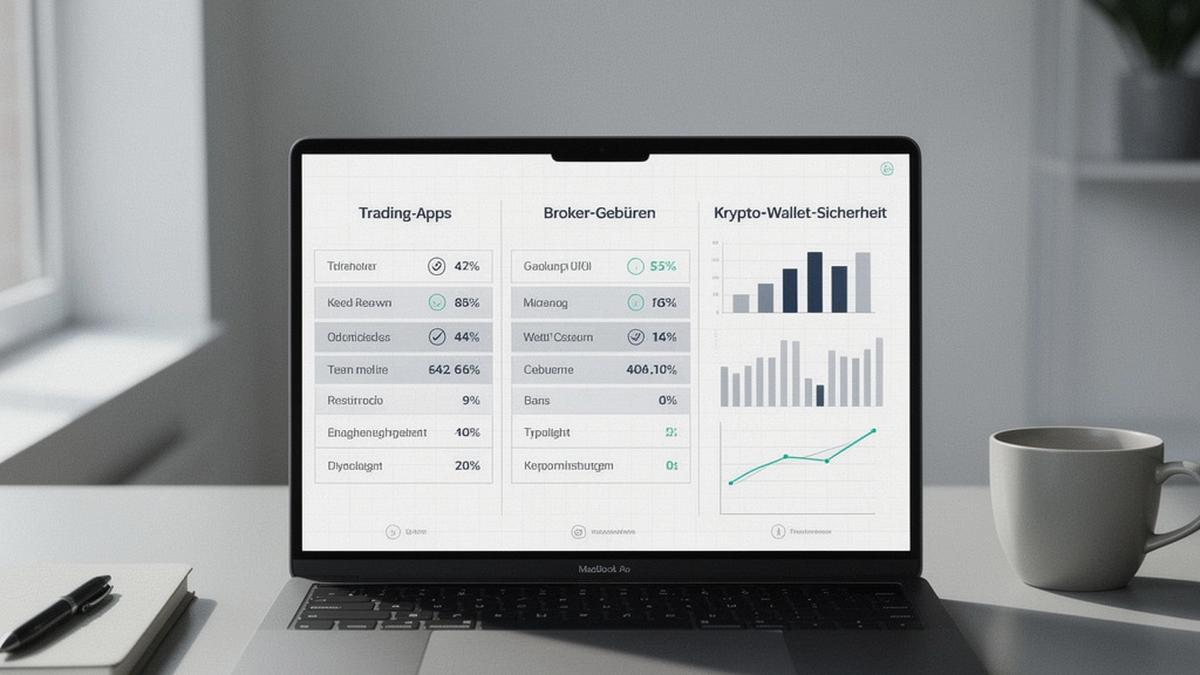 Vergleichsübersicht für Trading-Apps, Broker und Krypto-Wallets